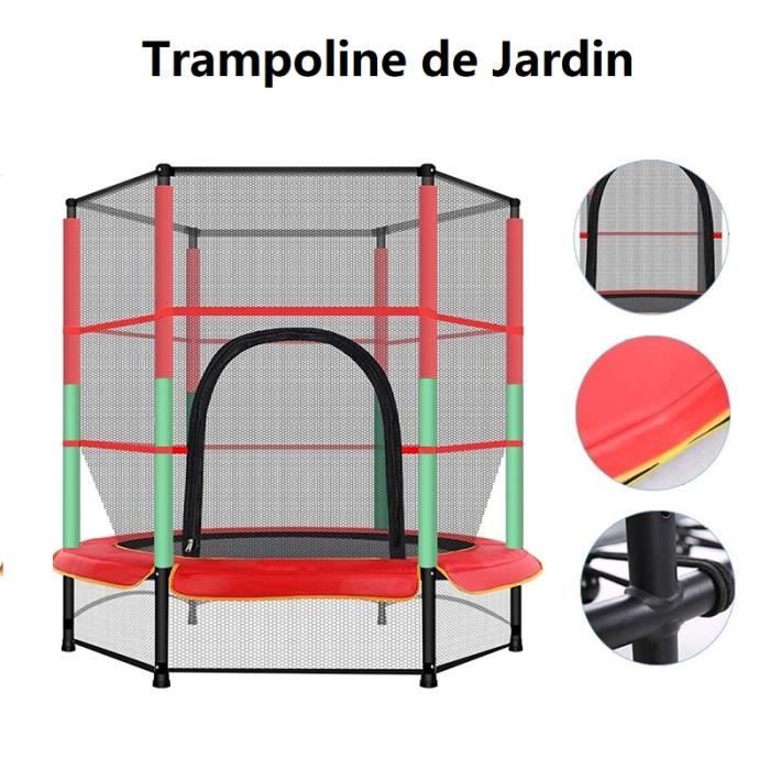 1.4 mètres Trampoline avec filet de protection pour Enfant Willonin®
