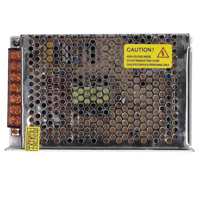 Adaptateur d'alimentation Transformateur de Commutation, DC 12V 5A Protection de Courant de