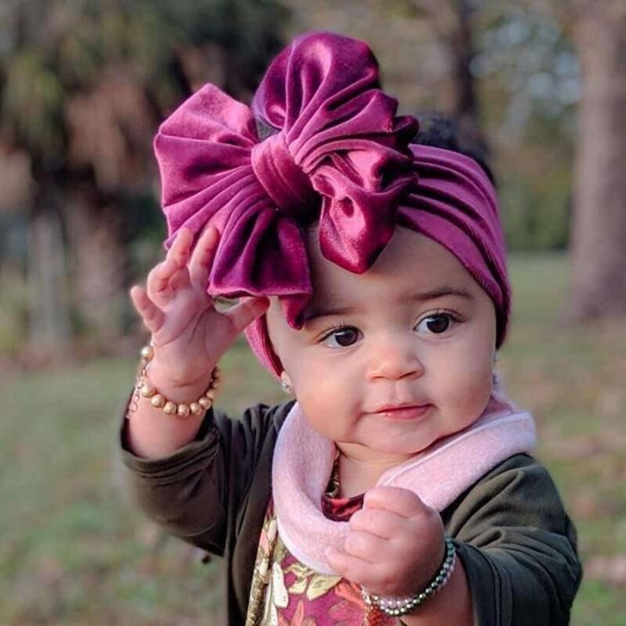 Turban petite fille 2 ans - turban libellules