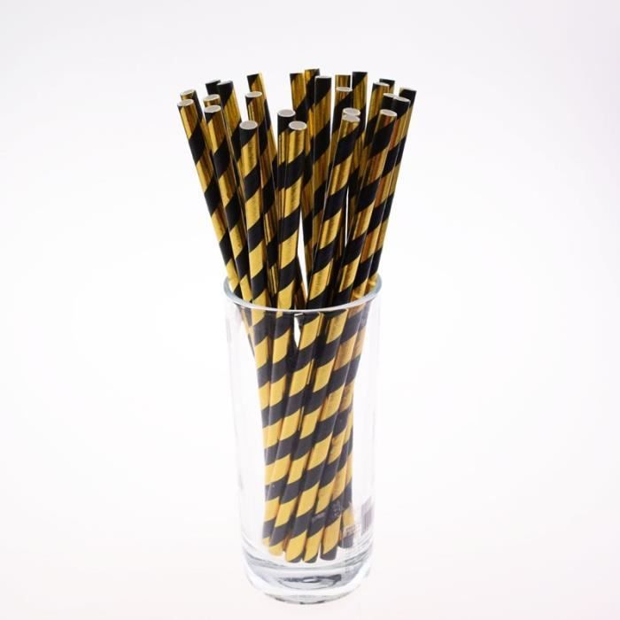 NIYANGLE 24 Pièces Fournitures De Fête D'halloween Pailles