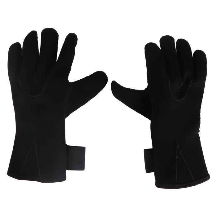 KKPLZZ Gants de plongée en Fibre Organique, Gants de Combinaison résistants aux coupures, Anti-Abrasion,antidérapants,Gants Thermiques pour la plongée en apnée,la plongée sous-Marine,Le Surf,Le Kayak