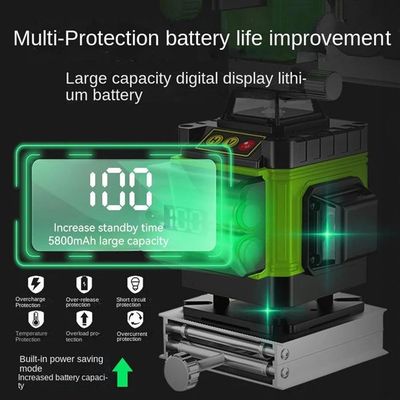 Niveau laser, Niveau laser 16 lignes 3 ° Fonction d'auto-nivellement Niveau laser, Niveau laser 16 lignes 3 ° Fonction d'auto-nivellement