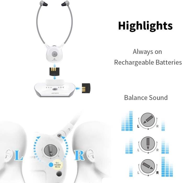 Artiste aph100 best sale tv ears