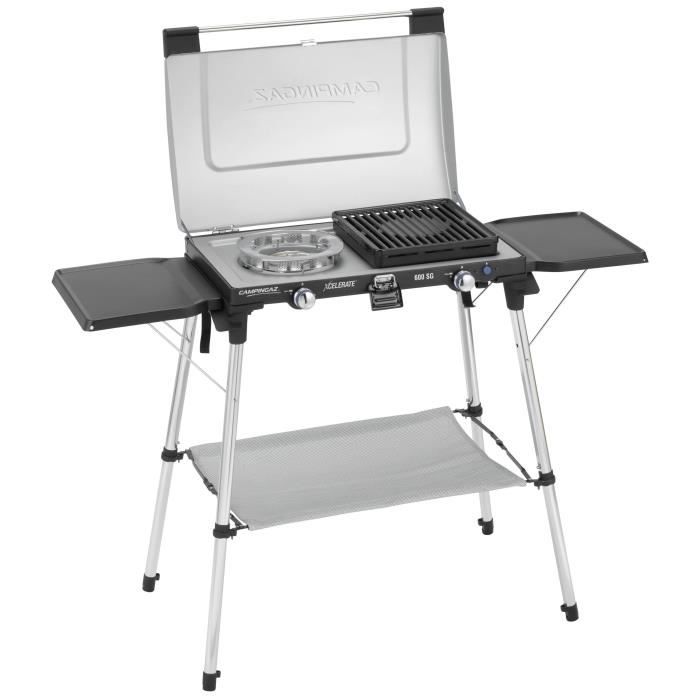 Réchaud Gaz Campingaz 2 Brûleurs - Portable - Puissance 2kW - Allumage Manuel