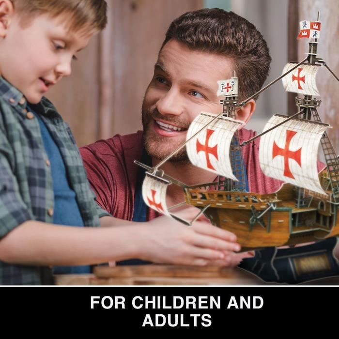 Puzzle 3D Maquette Bateau Pirate San Felipe - Maquette Bateau A Puzzle 3D Maquette Bateau Pirate San Felipe - Maquette Bateau A
