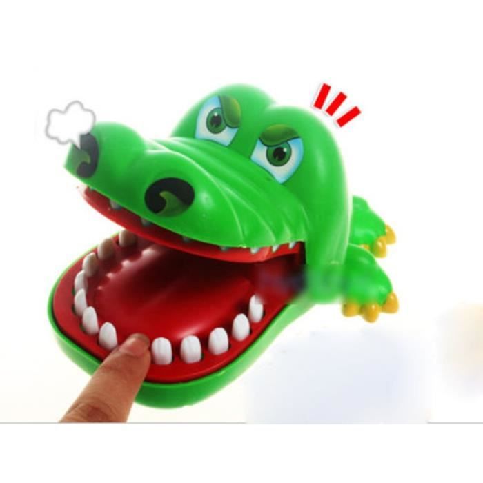 Jouet - Crocodile Mordre Doigt - Plastique respectueux de l'environnement - Vert - Pour enfants Jouet - Crocodile Mordre Doigt - Plastique respectueux de l'environnement - Vert - Pour enfants