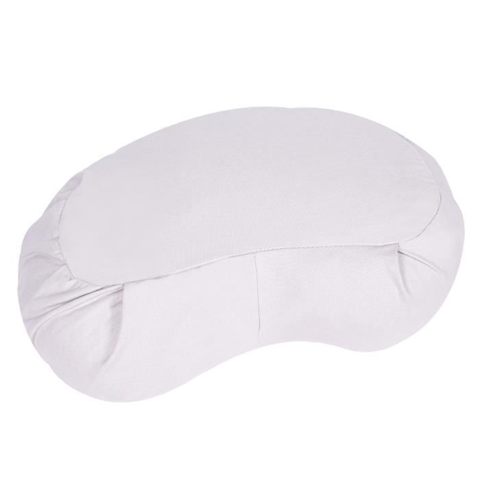 Coussin demi-lune pour la méditation et le yoga