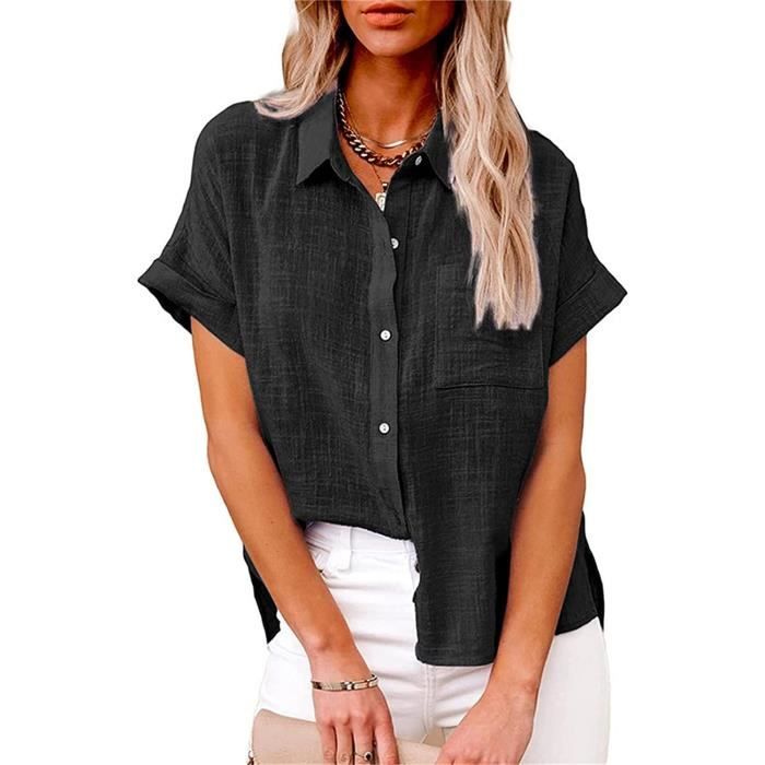 Tunique en store lin pour femme
