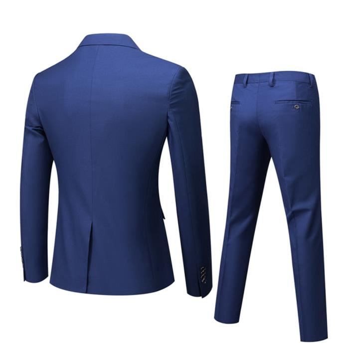 Veste Gilet Pantalon Costume Homme Mariage Business Slim Fit Smoking Simple Poitrine Men Suits XHB353 Violet Violet Cdiscount Pret a Porter