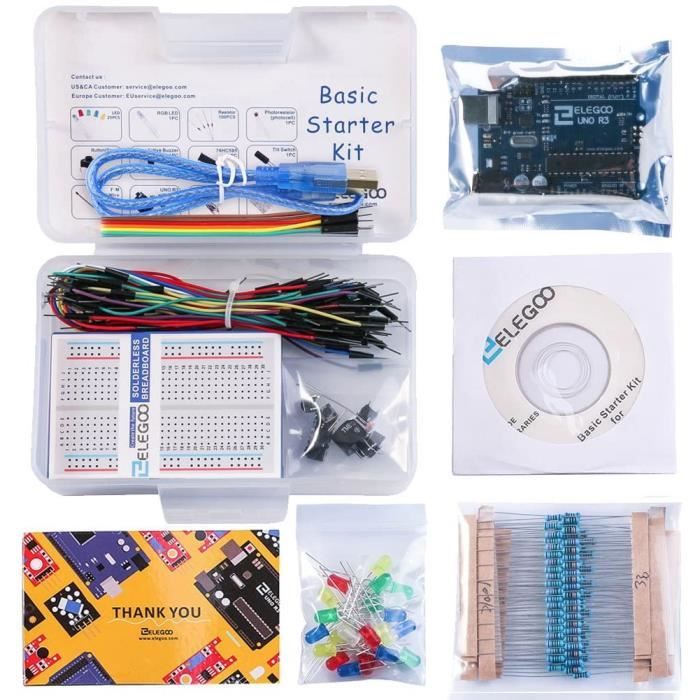 Starter Kit for Arduino Beginner UNO R3 Bo37030 - Cdiscount