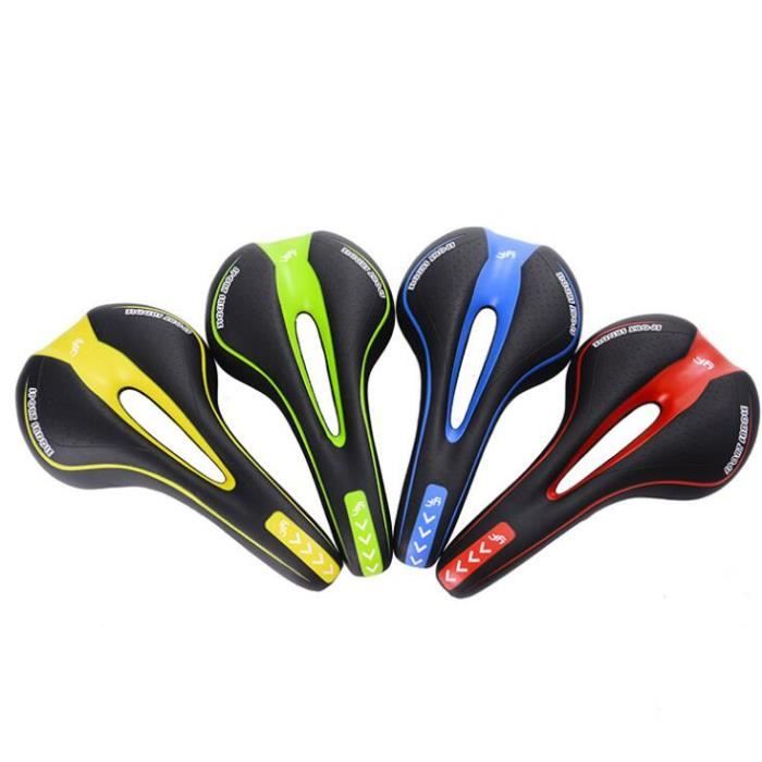 Selle de Vélo, boule absorbant les chocs à double ressort, coussin de siège de vélo en gel, vélo de montagne vélo femme noir 25 * - Sport