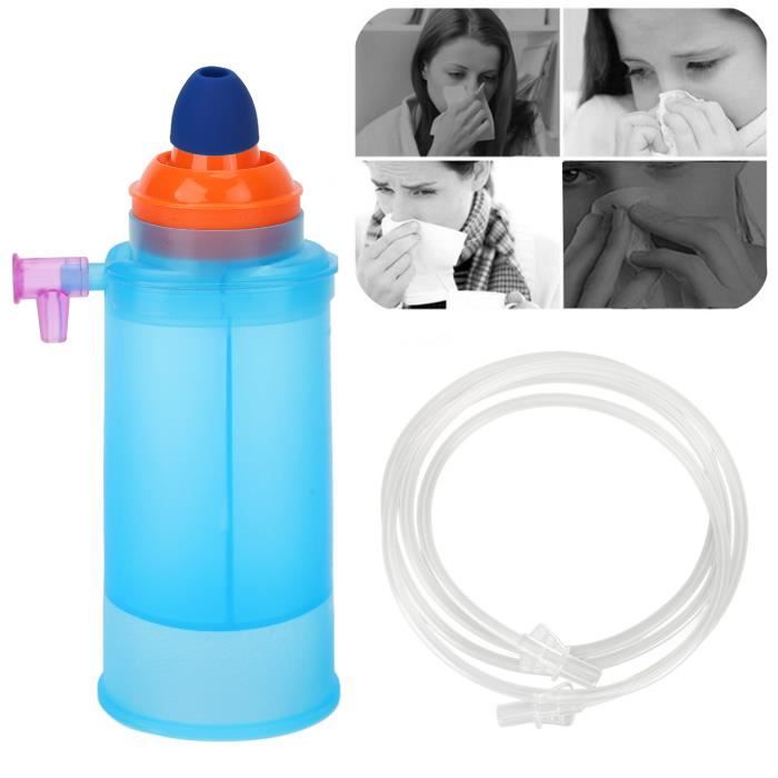 Flacon de lavage nasal Outil de rinçage rapide de nettoyeur de nez pour  adulte et enfant Bpa gratuit 500ml