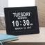 7 Pouce LCD Horloge Numérique Calendrier N10 avec Date Jour Et Heure Horloge Non-Abrégée Auto