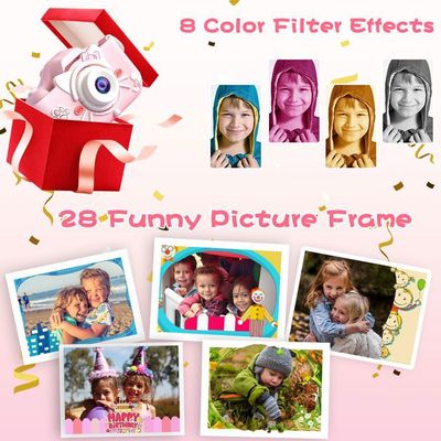 Appareil Photo Instantané Enfant 1080P 20MP | Impression Thermique Sans Encre | Cadeau 3-10 Ans Avec Jeu Et MP3
