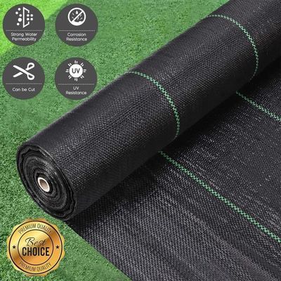 Toile De Protection Contre Les Mauvaises Herbes - [Z91] - Noir - 2Mx25M - 100 G/m² - Résistante
