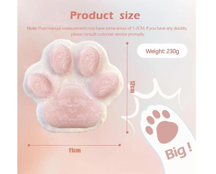 Jouet Squishy Patte De Chat Jouet En Silicone Squeeze Patte De Chat Kawaii Anti-Stress Pour Enfants Et Adultes Idéal Pour - Jeux - Jouets