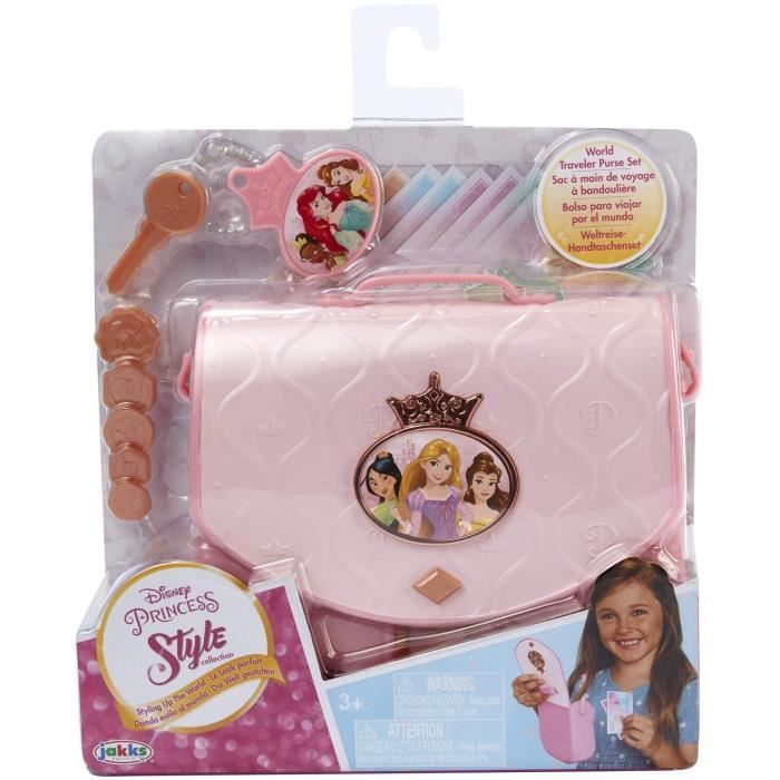 Petite Fille Sac à Main avec Accessoires, Mon Premier Ensemble de Sac à Main - Jouer Maquillage Journal Masque pour Les Yeux