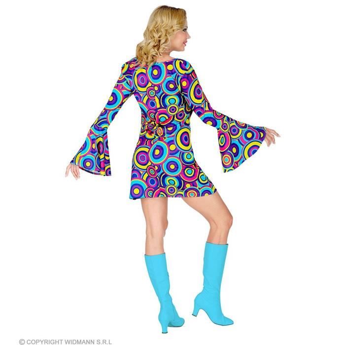 Robe disco psychedelique femme-M