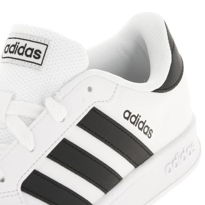 Chaussures mode ville Adidas Breaknet k blanc Tige synthetique Fermeture lacets Semelle cupsole Blanc Cdiscount Chaussures
