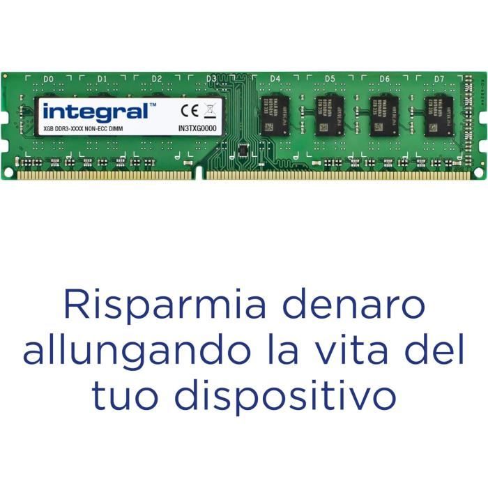 Barrette RAM DDR3 8 Go UDIMM Pour PC De Bureau - Marque Mixte, Occasion, état Cosmétique Mais Fonctionnel
