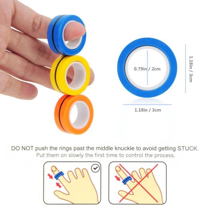 BIZOI Boules Magnétiques En Silicone Anti-Stress - Jouets Décompression Magnétiques Pour Adulte Et Enfant