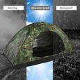 sunbuy-Tente Dôme de Randonnée Ultra Légère 1 personne 4 Saison pour Camping Trekking D’extérieur 200 x 100 x 100 cm-3