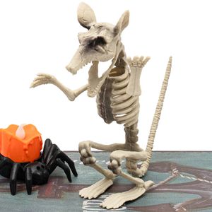 12 Mini Squelettes Halloween Articulés - Décoration Intérieur/extérieur, Plastique ABS, Avec Ficelle