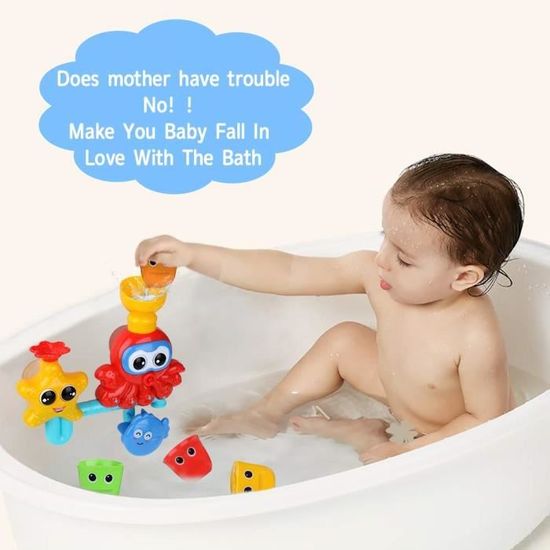 Jouets De Bain Bebe Puericulture Jouet De Bain Bebe Spin Fleur Interactif Jouet De Baignoire Avec Ventouses Eau Jeu Amusant Bain Temps Douche Station Fontaine Pour Toddlers Jouets De Bain Bebe Puericulture Jouet De Bain Bebe Spin Fleur Interactif Jouet De Baignoire Avec Ventouses Eau Jeu Amusant Bain Temps Douche Station Fontaine Pour Toddlers