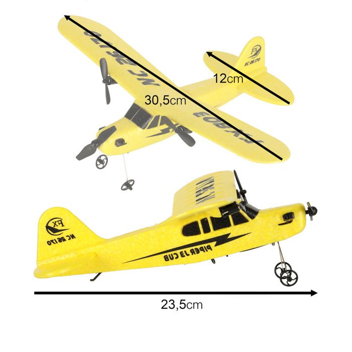 Avion RC FX803 EPP Prêt à Voler – 2,4 GHz 2 Canaux, Idéal Débutants Enfants Et Adultes