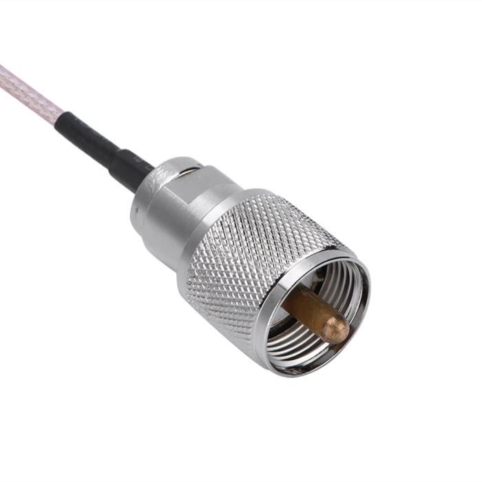Rallonge coaxiale cable faible perte UHF male avec PL-259