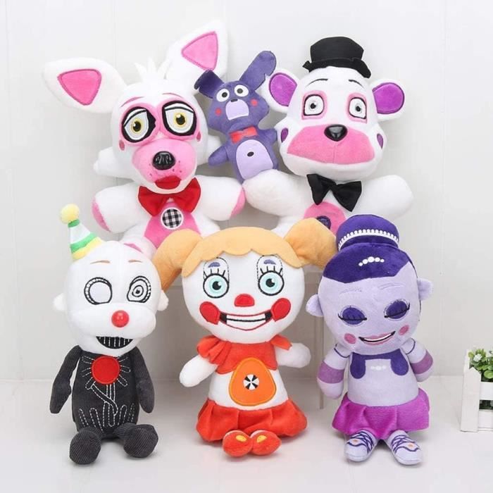 Jiumaocleu Five Nights Game Plush Sister Location Foxy Figures Pelu Fnaf Peluches Noel Nouvel An Cadeau Danniversaire Amz B09