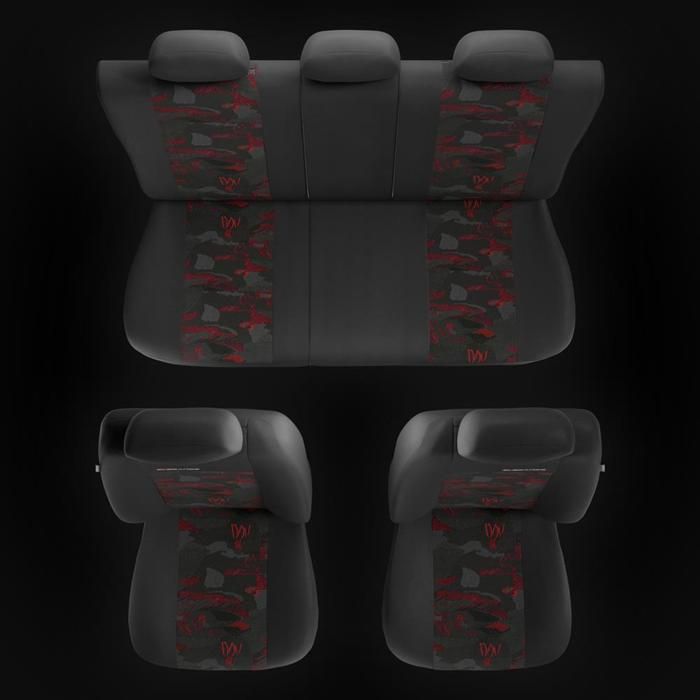 Housses De Siège Auto Renault Twingo I, II, III (1993-2019) – Imperméables, Antidérapantes & Respirantes – Protection 4 Saisons