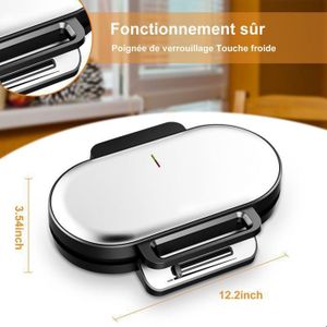 Mini Gaufrier Voitures Et Camions - 7 Formes Amusantes - Idéal Petit