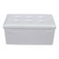Mobili Rebecca Pouf Coffre De Rangement Banc Rectangle Rouge Stokage 38x76x38 Mobili Rebecca Pouf Coffre De Rangement Banc Rectangle Rouge Stokage 38x76x38