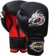 Gants de Boxe - Noir Dragon - Farabi Sports , Gants de combat Pour boxe Thai, Sparring, et L'entrainement 10 OZ-0