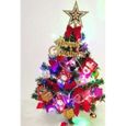 Arbre De Noel De Table De 60cm Mini Sapin De Noel Artificiel Avec Lumieres Led Et Ornements Arbre De Noel Achat Vente Sapin Arbre De Noel Cdiscount