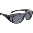 WEDO Sur-lunettes de soleil pour conducteurs avec lunettes 0,000000 Noir-0
