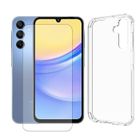 123 Verre trempé + Coque de protection souple silicone transparente pour Samsung Galaxy A15 5G 6.5" - Yuan Yuan -