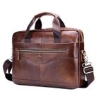 SEABUTY Sacoche Homme Bandouliere Cuir PU Rigide Élégant Business pour Contenir Livres 26*22*8cm Noir
