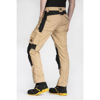 Pantalon de travail coupe droite normé CE EPI 1ère catégorie, taille haute, coupe conforme à la norme européenne CE EN:13402-3:201