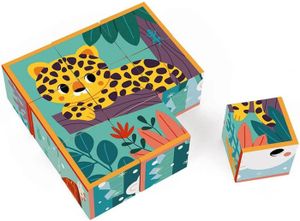 PUZZLE Puzzle Enfant Cubes en Carton Animaux Jouet d'Evei