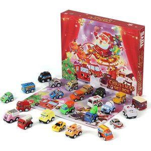 Calendrier De L'Avent 2023 Jouets Voitures - 24 Jours Surprises Pour Enfants 2-6 Ans - Véhicules Construction - 14