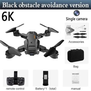 DRONE 6K-Noir-Éviter-1C-Drone G6 avec GPS 5G, 6K, 8K, HD