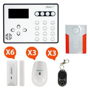 Pack Alarme de maison GSM sans fil Atlantic'S ATEOS Kit MAX