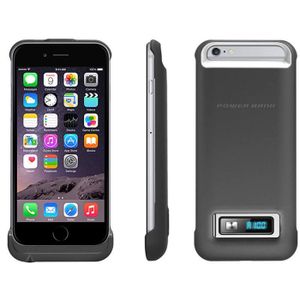 Apple MFi certifi/é BoostBank/® ULTRA FIN Coque avec batterie rechargeable Noir Batterie externe Portable chargeur 2400 mAh pour iPhone 6