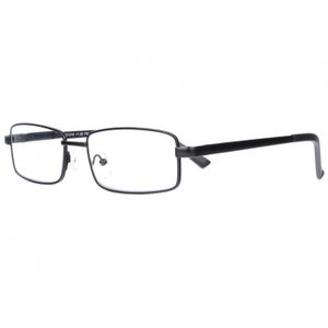 Lunettes De Lecture New Time - Dioptrie +4 - Monture Noire Légère - Neuf Avec Étiquettes
