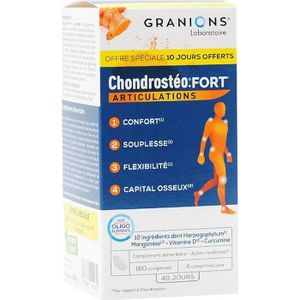 COMPLEMENTS ALIMENTAIRES - VIEILLISSEMENT Granions Chondrostéo+ Fort Articulations - Glucosa