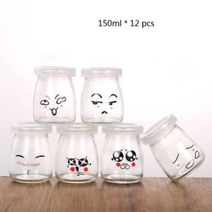 Petits pots bébé en verre vides 20 cl avec réserve - Pots de 200 ml
