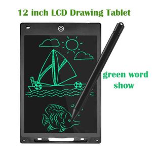 TABLE A DESSIN Dessin - Graphisme,Tablette de dessin LCD 12 pouces pour enfants,tableau noir magique,tableau numérique,jouets - Type 12 inch black