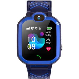 MONTRE CONNECTÉE Montre connectée,R7 4G carte SIM enfant montre intelligente GPS Position HD caméra vidéo appel montre pour enfants IP67 - Type Blue